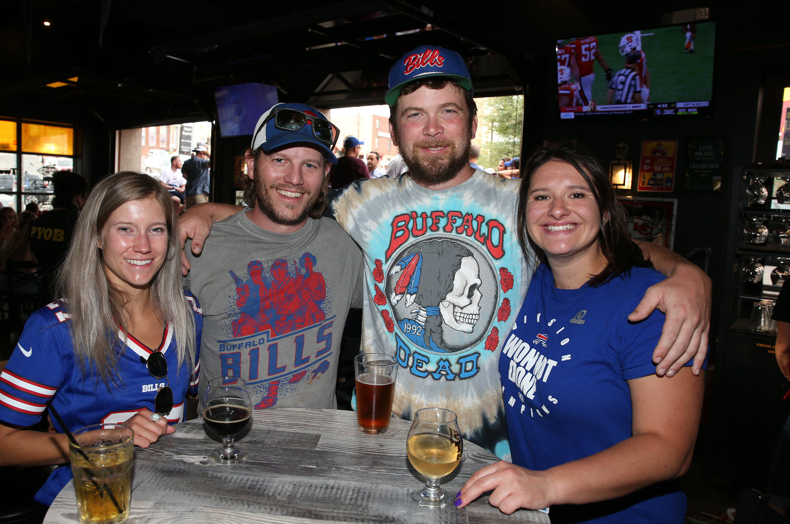 Buffalo Bills backers took over the the Taps on Main Bar